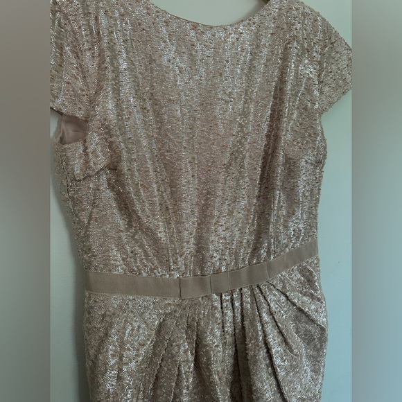 Gold backless sequin homecoming mini-dress - Picture 2 of 4